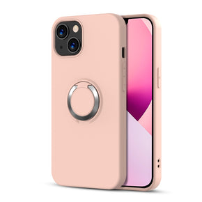Apple iPhone 13 (6.1) Halo Series TPU Case (with Magnetic Ring Stand) - Pink