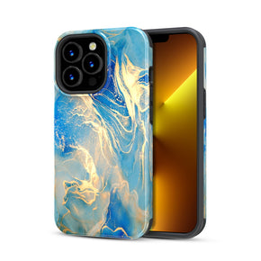 Apple iPhone 13 Pro (6.1) Fuse Series Magnetic Hybrid Case - Ocean Marble