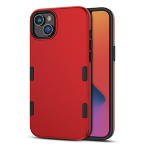 Apple iPhone 14 (6.1) TUFF Subs Series Hybrid Case - Red