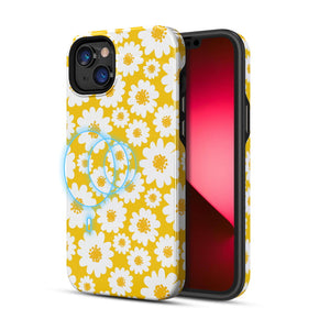 Apple iPhone 14 Pro (6.1) Fuse Series Magsafe Case - Yellow Daisy