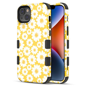 Apple iPhone 14 Plus (6.7) TUFF Series Hybrid Case - Yellow Daisy