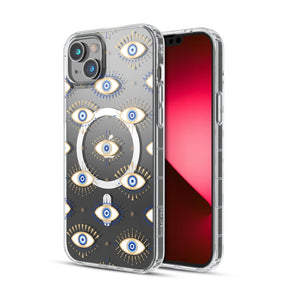 Apple iPhone 14 Plus (6.7) Mood Series Magsafe Case - Evil Eye