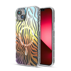 Apple iPhone 14 Plus (6.7) Mood Series Magsafe Case - Zebra