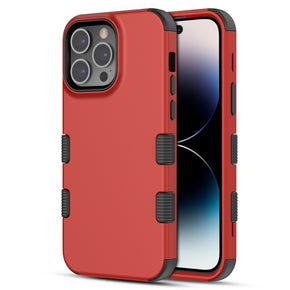 Apple iPhone 14 Pro (6.1) TUFF Series Hybrid Case - Red