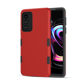 Motorola Edge 20 Pro TUFF Subs Series Hybrid Case - Red/Black