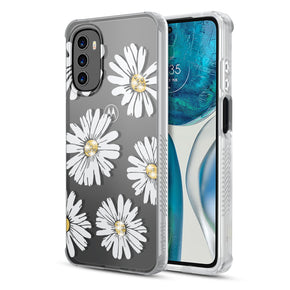 Motorola Moto G 5G (2022) Mood Series Diamond Design Case - Happy