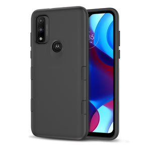 Motorola Moto G Pure TUFF Subs Series Hybrid Case - Black / Black