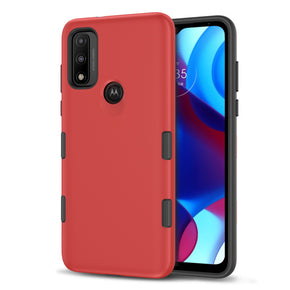 Motorola Moto G Pure TUFF Subs Series Hybrid Case - Red / Black