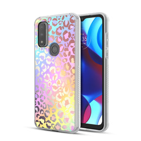 Motorola Moto G Pure Mood Series Case - Holographic Leopard
