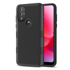 Motorola Moto G Power (2022) TUFF Subs Series Hybrid Case - Black / Black