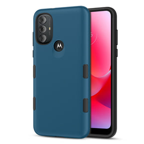 Motorola Moto G Power (2022) TUFF Subs Series Hybrid Case - Ink Blue / Black