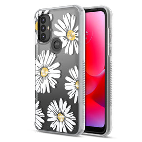 Motorola Moto G Power (2022) Mood Series Diamond Design Case - Happy