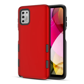 Motorola Moto G Stylus (2021) TUFF Subs Series Hybrid Case - Red / Black