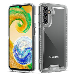 Samsung Galaxy A14 5G Lux Series Transparent Hybrid Case (w/ Tempered Glass) - Clear