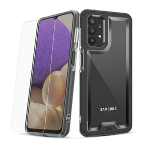 Samsung Galaxy A32 5G Lux Series Hybrid Case (w/ Tempered Glass)