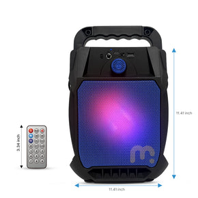 MyBat Pro Nova LED Bluetooth Speaker [with Remote Control] - Blue