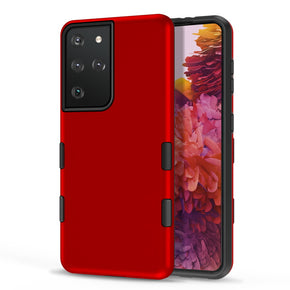 Samsung Galaxy S21 Ultra TUFF Subs Hybrid Case - Red