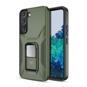 Samsung Galaxy S22 Plus Stealth Series Hybrid Case (with Magnetic Stand) - Army Green / Black