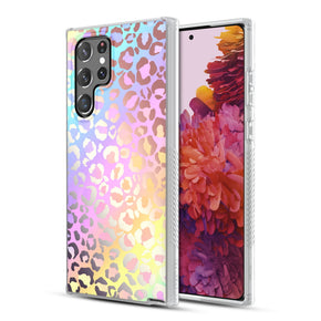 Samsung Galaxy S22 Ultra Mood Series Design Case - Holographic Leopard