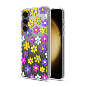 Samsung Galaxy S23 Ultra Mood Series Design Case - Multi Color Daisy