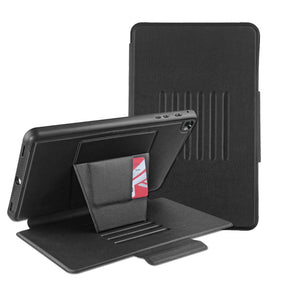 Samsung Galaxy Tab A 10.1 (2019)(T510) Leather Folio Series Tablet Case [with Card Slots & Pencil Holder] - Black