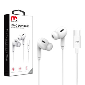 MyBat Pro USB-C Digital Audio Wired Earphone - White