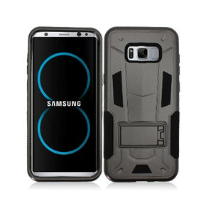 Samsung Galaxy S8 Plus Kickstand Hybrid Case - Grey