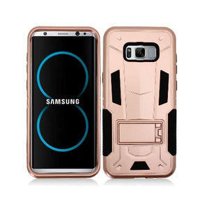 Samsung Galaxy S8 Plus Kickstand Hybrid Case - Rose Gold