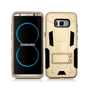 Samsung Galaxy S8 Plus Kickstand Hybrid Case - Gold