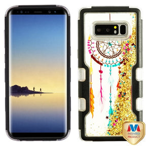 Samsung Galaxy Note 8 Hybrid Glitter Design Case Cover