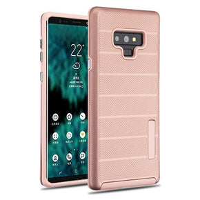 Samsung Galaxy Note 9 Textured Dots Fusion Protector Cover - Rose Gold/Rose Gold
