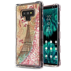 Samsung Galaxy Note 9 Hybrid Glitter Design Case Cover