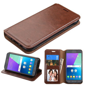 Samsung Galaxy J3 Hybrid Wallet Case Cover
