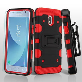 Samsung Galaxy J3 2018 Hybrid Holster Combo Clip Case Cover