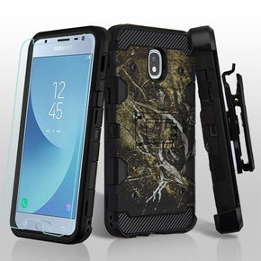 Samsung Galaxy J3 Hybrid Holster Combo Clip Case Cover