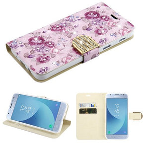 Samsung Galaxy J3 (2018) Wallet Design Case Cover