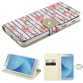 Samsung Galaxy J3 (2018) Wallet Design Case Cover