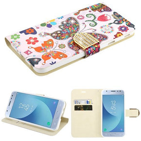 Samsung  Galaxy J3(2018) Wallet Design Case Cover