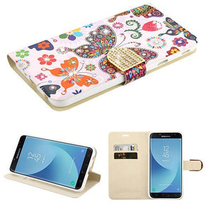 Samsung Galaxy J7 Wallet Design Case Cover