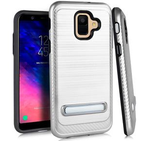 Samsung Galaxy A6 Brush Horizontal Case Cover