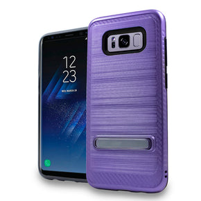 Samsung Galaxy S8 Hybrid Brushed Case Cover