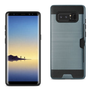 Samsung Galaxy Note 8 Hybrid Brushed Card Case Cover