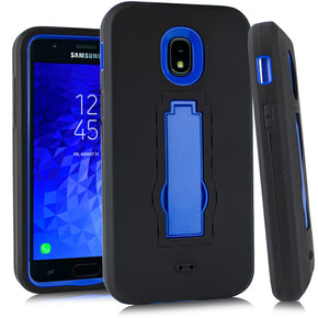 Samsung Galaxy J737 (2018) Hybrid Kickstand Case Cover