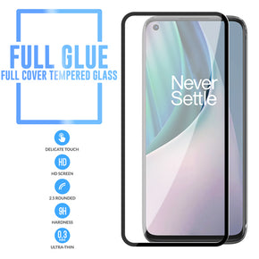 OnePlus Nord 10 5G / Nord N100 Full Cover Tempered Glass Screen Protector (Bulk Packaging) - Black
