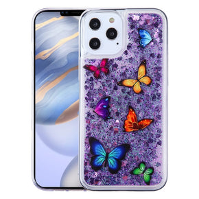 Apple iPhone 12/ 12 Pro (6.1)  Quicksand Glitter Hybrid Case Cover