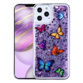 Apple iPhone 12 Pro Max (6.7) Glitter Design Hybrid Case Cover