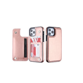 Apple iPhone 12 Pro Max (6.7) Stow Wallet Case - Rose Gold