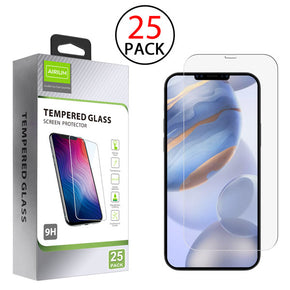 Apple iPhone 12 / 12 Pro (6.1) Tempered Glass Screen Protector (2.5D)(25-pack) - Clear