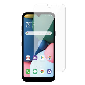 LG Arsito 5 Clear Case Friendly Tempered Glass