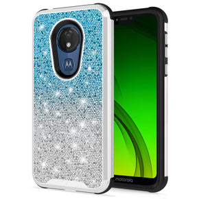 Motorola Moto G7 Power Hybrid Glitter Case Cover